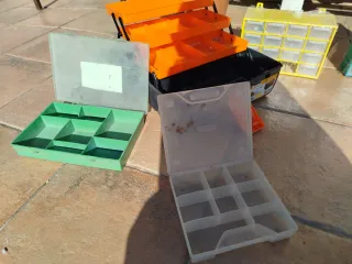 Organizadores de plástico varios colores