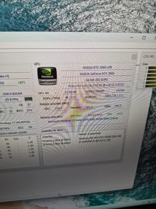 PC Completo i5 32GB/RTX 3060/500GB SSD/FullHD 24"