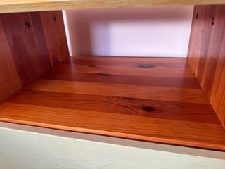 x2 Mesitas de noche de madera Ikea