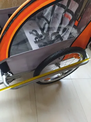 Carro de paseo para niños u perros con maletero