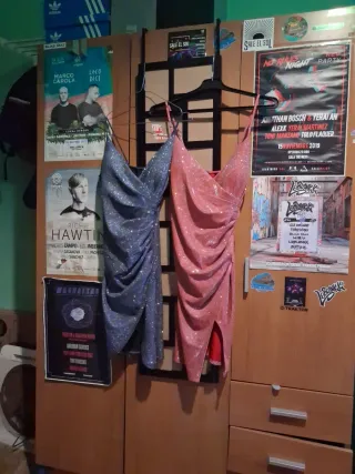 Vestidos fiesta lentejuelas XS/S No ago envios.