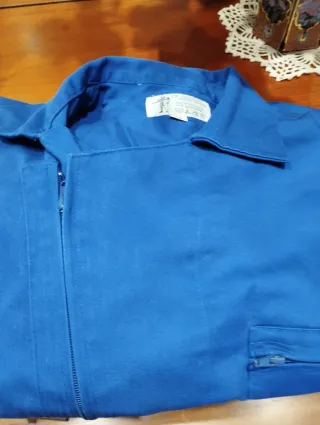Buzo de trabajo azul
