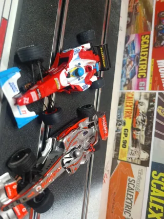 2 Coches F1 Scalextric 1/32