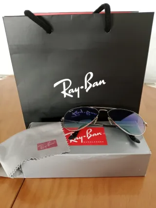Gafas Ray-Ban Aviator Azul/Plata