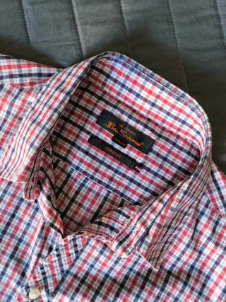 Camisa Ben Sherman cuadros hombre talla L