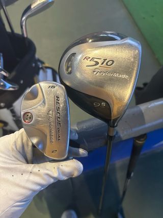 Driver TaylorMade R510 y Híbrido Rescue Dual