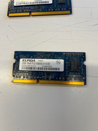 4x Módulos RAM Elpida 2GB PC3-10600S