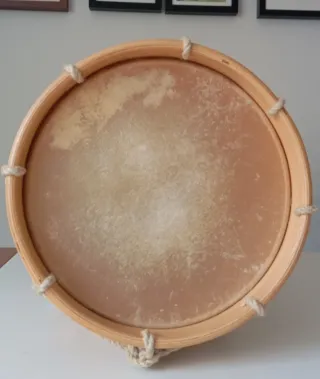 Tambor gallego Honsuy 25x25cm con funda acolchada