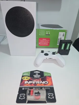 Xbox Series S Blanca+Batería+kontrol Freek