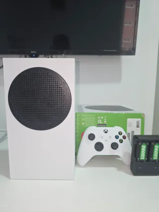 Xbox Series S Blanca+Batería+kontrol Freek