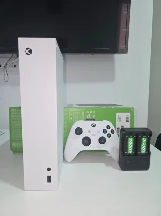 Xbox Series S Blanca+Batería+kontrol Freek