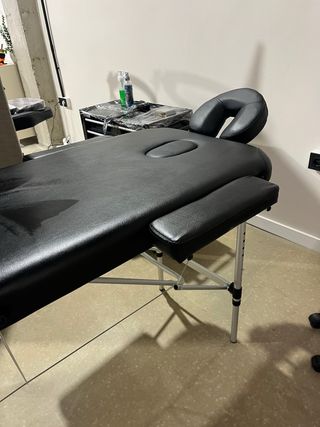 Camilla para estética, masaje, pestañas