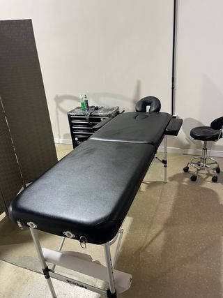 Camilla para estética, masaje, pestañas