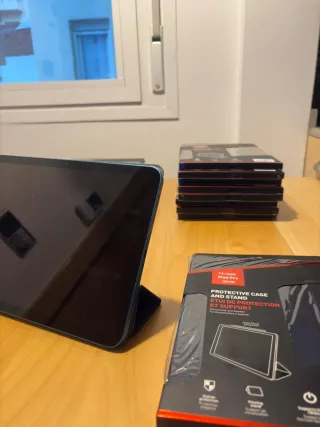 Funda Macaly iPad Pro 11 2018 Azul negro. Air 4, 5