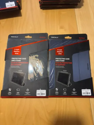 Funda Macaly iPad Pro 11 2018 Azul negro. Air 4, 5