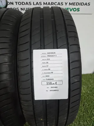 215 55 17 94W MICHELIN PRIMACY3
