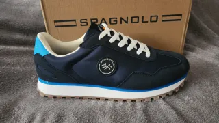 Zapatillas Spagnol Azul y Blanco