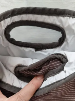 Bolsa para pañales bebé con dibujo de conejo