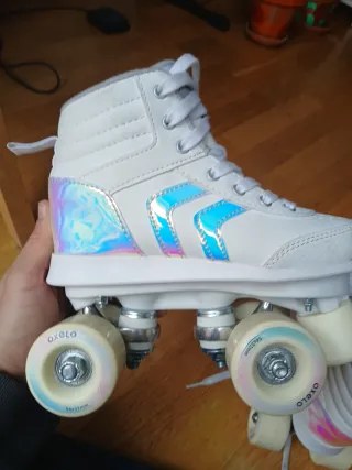 Patines Oxelo 4 ruedas blancos