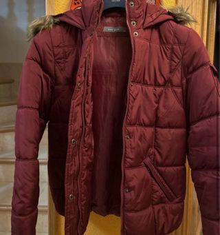 Abrigo Granate Mujer Talla M