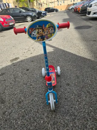 Patinete infantil Paw Patrol 3 ruedas