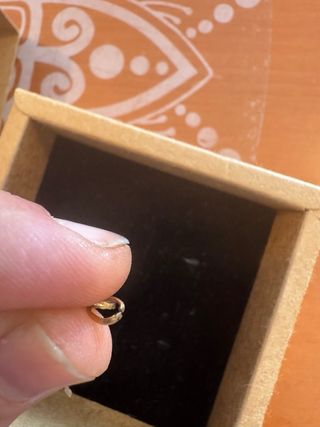 Medalla oro 18k Aries