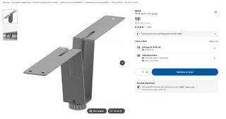IKEA BESTÅ Pé de apoio
