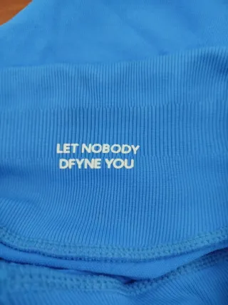 Pantalones deportivos leggins Dfyne azul