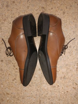 Zapatos Zara Man Marrones Cordones