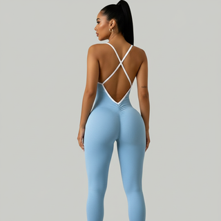 Mono Deportivo Mujer Sculpt Espalda Cruzada