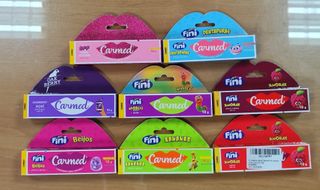 Fini Carmed Dentadura Azul e Rosa