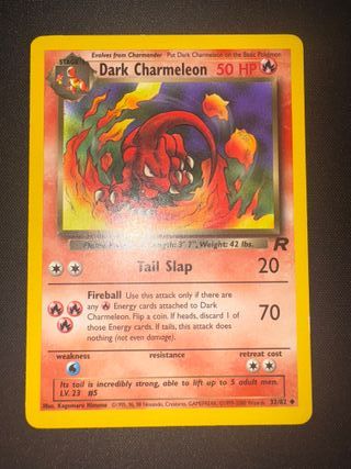 Dark Charmeleon Team Rocket 32/82 Carta Pokémon