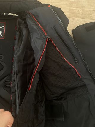 Conjunto Moto LS2 Chaqueta y Pantalón Negro