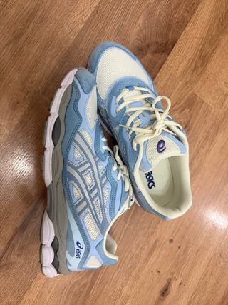 Zapatillas Asics Talla 44 Azul/Blanco