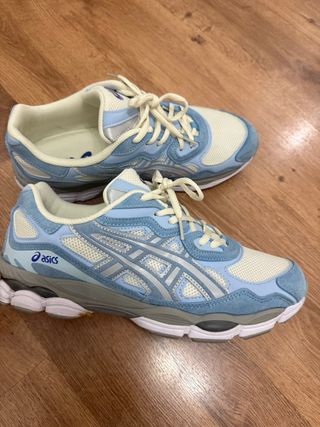 Zapatillas Asics Talla 44 Azul/Blanco
