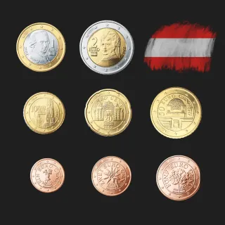 Serie completa monedas Austria