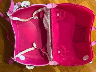 Valigia per bambini Hello Kitty rosa