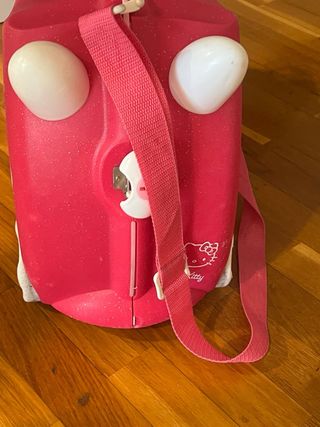 Valigia per bambini Hello Kitty rosa