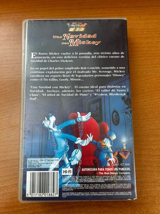 VHS Una Navidad con Mickey Clásicos Disney