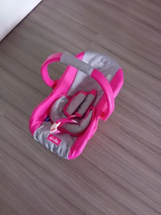 Cesta para bebé color rosa