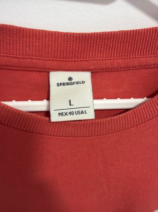 Camiseta Springfield Roja Talla L