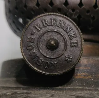 Antiguo quinqué de latón