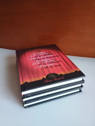 Teatro español, 3 libros colección ediciones Rueda