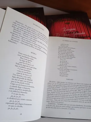 Teatro español, 3 libros colección ediciones Rueda