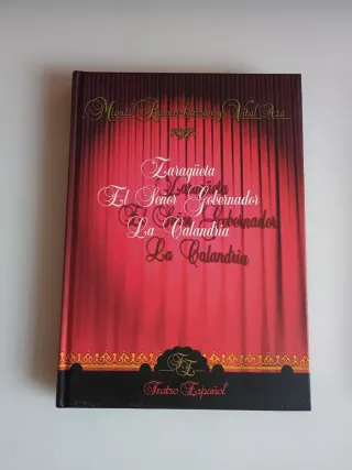 Teatro español, 3 libros colección ediciones Rueda