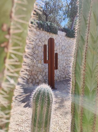 Cactus de Hierro Corten