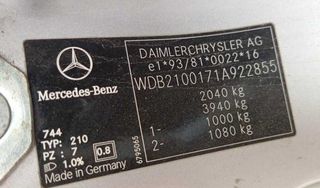 Llanta a2104010102 mercedes-benz clase e e 344055