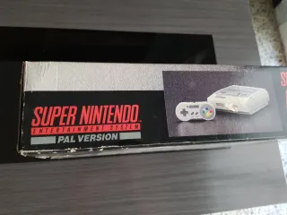 Caja Super Nintendo Consola Mario All Stars Pal