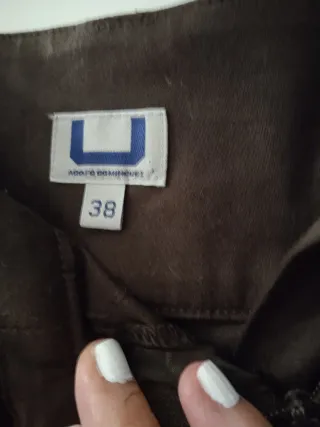 Falda Adolfo Domínguez Marrón Talla 38