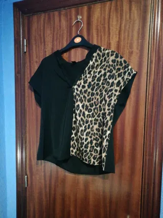 Blusa Shein Talla S Leopardo